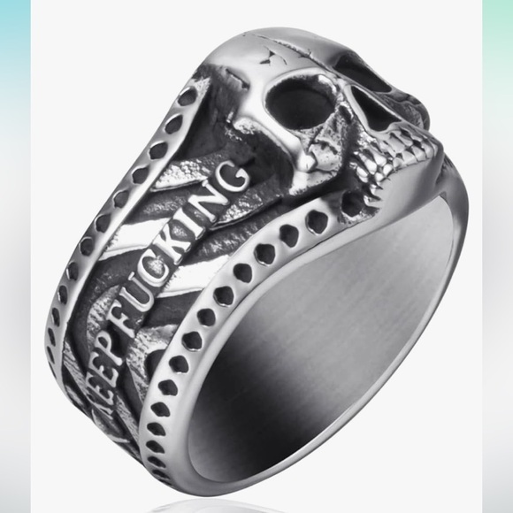 Men’s stainless steel rings (two) - Picture 1 of 2